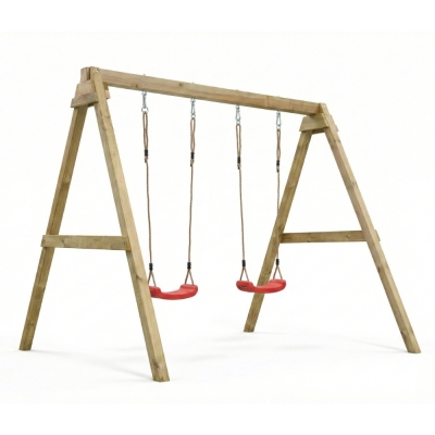 Balançoire en bois Maxplay Swing – Double siège pour jardin