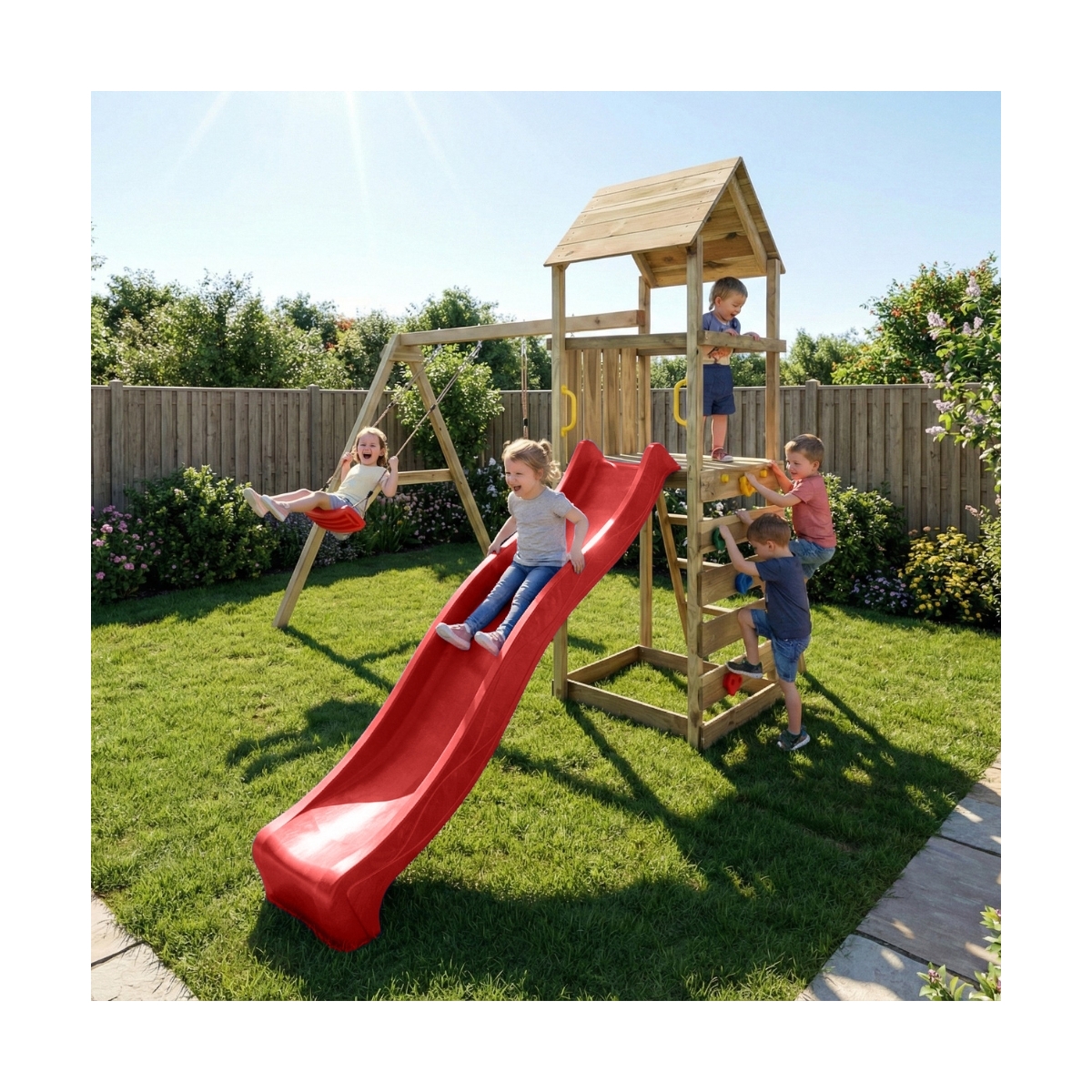 TRIBECCO Ancrage au sol pour stabiliser les maisons de jeu, les tours de jeu, les balançoires et bien plus encore TRIBECCO Ancrage au sol pour stabiliser les maisons de jeu, les tours de jeu, les balançoires et bien plus encore