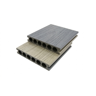 Lame de terrasse WPC Zeus Gris 2,5×14×220 cm