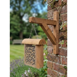 Mangeoire pour Oiseaux Sparrow en Bois de Conifère 7 x 19 x 19 cm