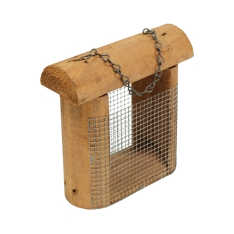 Mangeoire pour Oiseaux Sparrow en Bois de Conifère 7 x 19 x 19 cm
