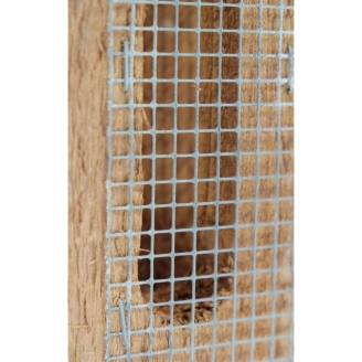 Support de poteau 9x9x50 cm à sceller dans le ciment – Solide et résistant