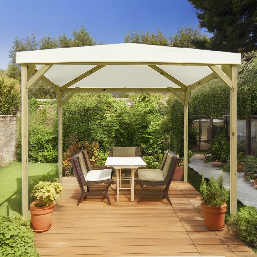Protéger votre gazebo et pergola en bois en automne