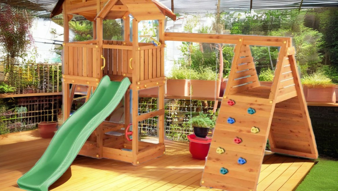 Aires de jeux en bois pour enfants : sécurité et normes