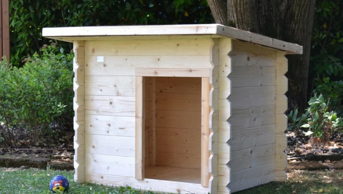 Niche d'extérieur en bois pour chien : taille et hiver